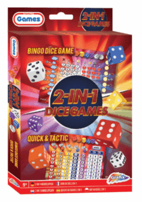 Joc – 2 in 1 Dice Games – Bingo Dice & Quick and Tactic | Grafix