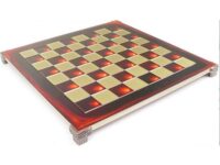 Tabla sah metal – Alama-Rosu – 28cm